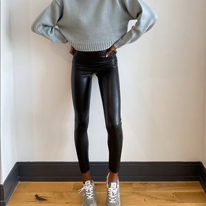 ✨Wilfred Free Daria Leather Ankle Leggings Medium✨
